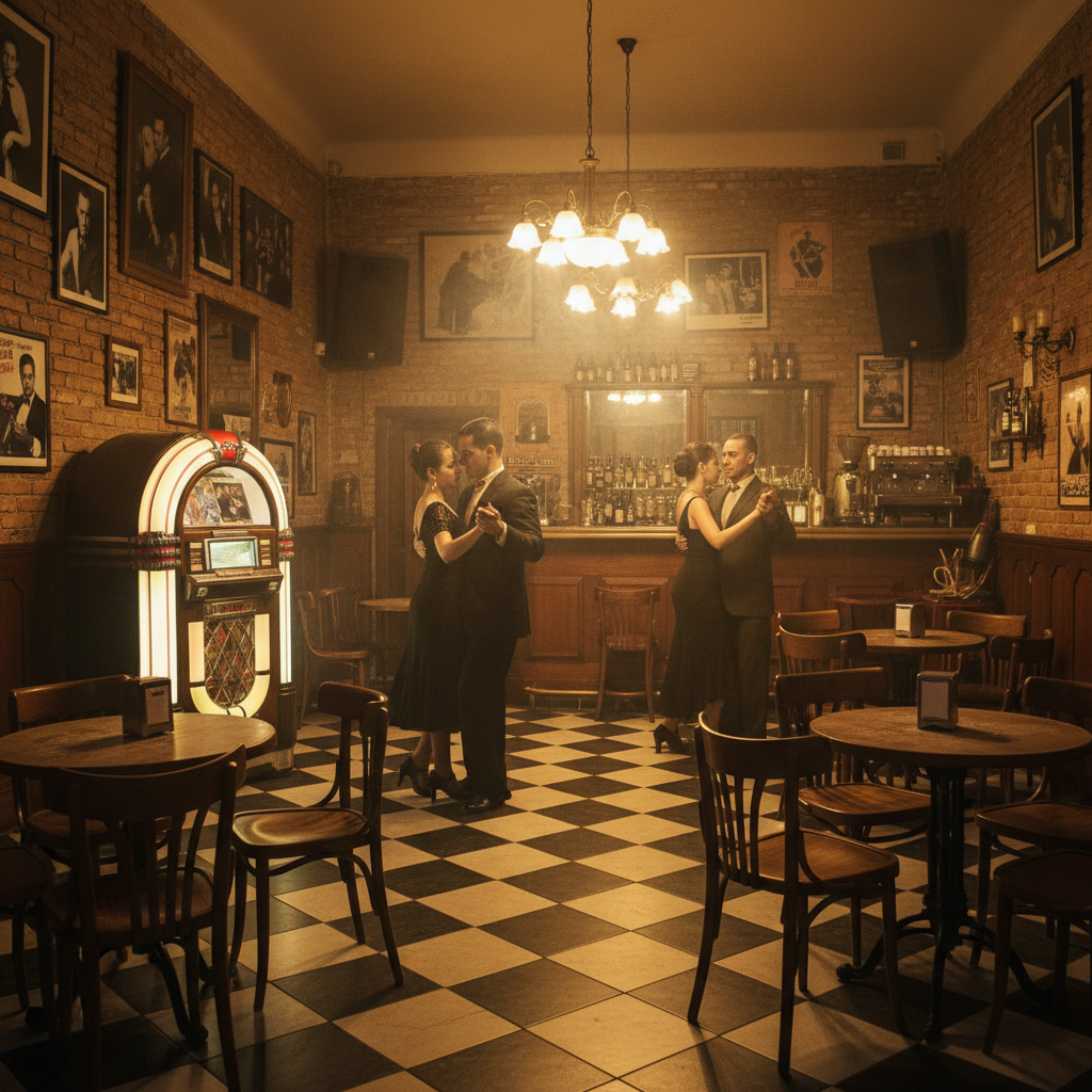 Interior clásico del Salón Málaga